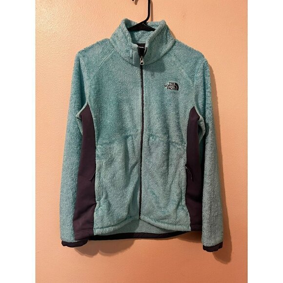 The North Face Jackets & Blazers - Women's The North Face Turquoise Fleece Coat Size L [GREAT]